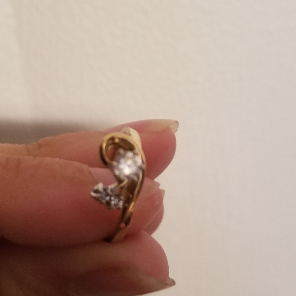 Solitaire Diamond-esque Ring - Picture 2 of 3